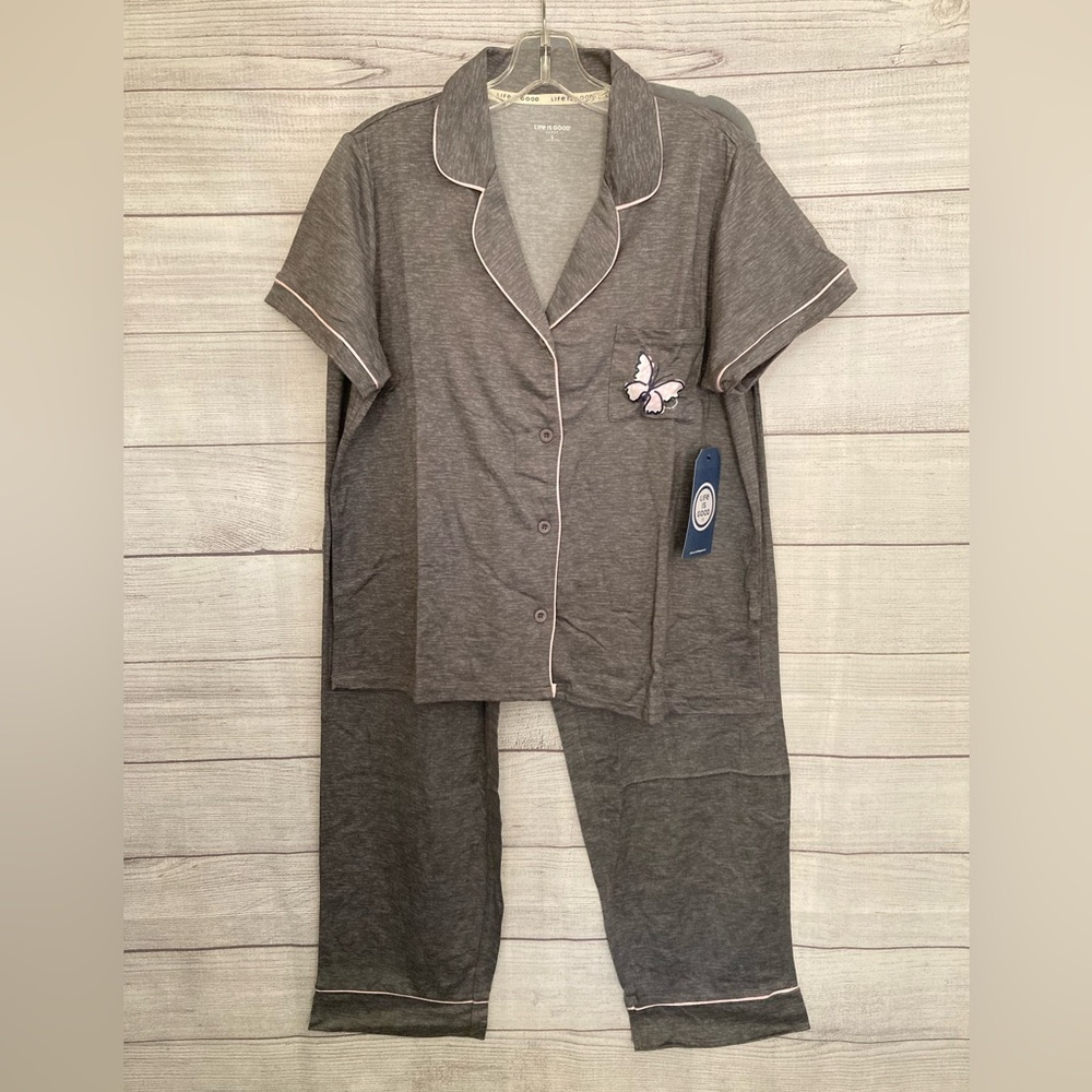 LIFE IS GOOD | NWT Women’s Notch Collar Pajama Set - Picture 3 of 9